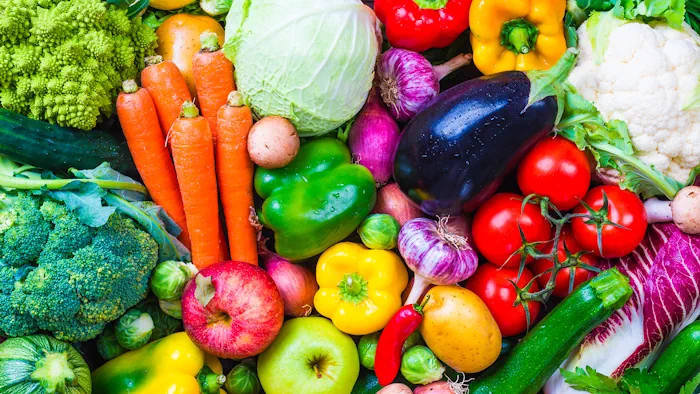 Images fruits et légumes.